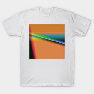 red blue green texture art T-Shirt